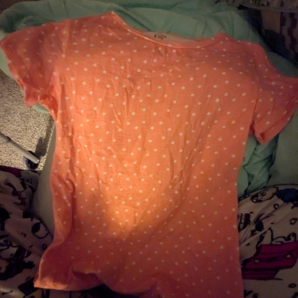 Pink Polka Dot Kids Shirt